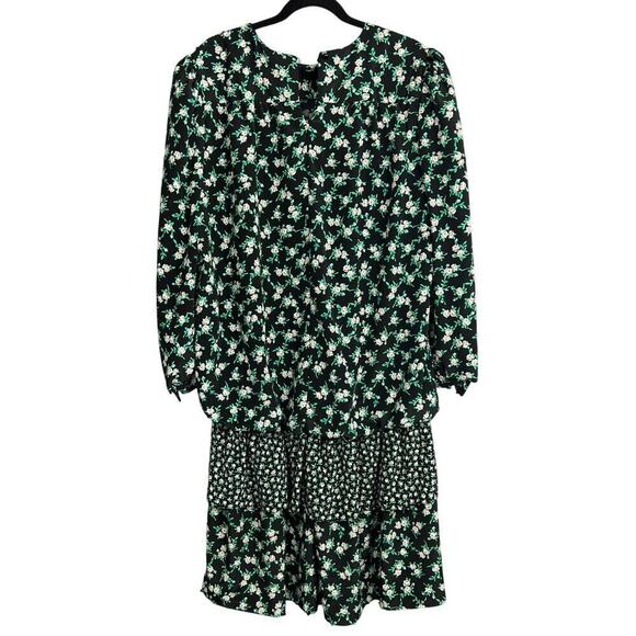 Vintage Robert Too Drop Waist Dress Size 16 1/2 - Picture 8 of 10